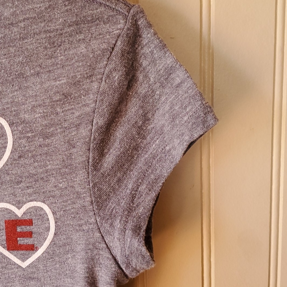 Ohio State girls tee size 14 large gray red white - Picture 3 of 6